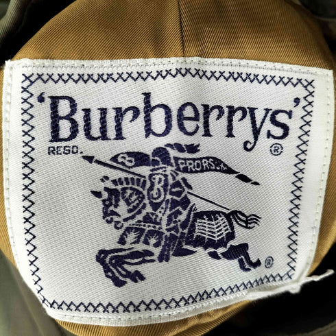バーバリーズ BURBERRYS 玉虫 裏地ノヴァチェックライナー付ステンカラーコート レディース 9AB