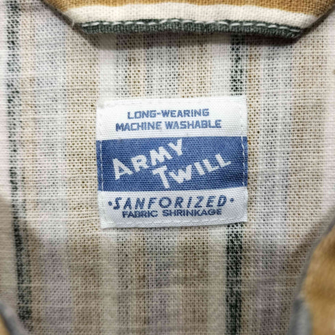 アーミーツイル ARMY TWILL CottonSlabStripeSnapShirt メンズ JPN:L