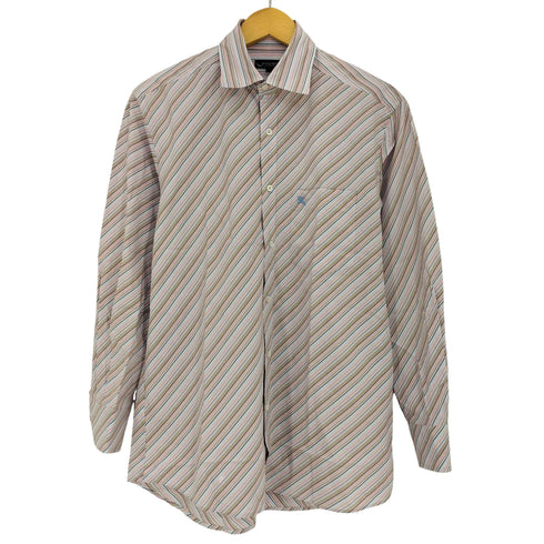 バーバリーロンドン BURBERRY LONDON ストライプ ドレスシャツ メンズ import:L