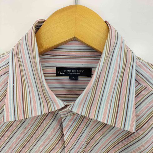 バーバリーロンドン BURBERRY LONDON ストライプ ドレスシャツ メンズ import:L