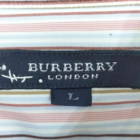 バーバリーロンドン BURBERRY LONDON ストライプ ドレスシャツ メンズ import:L