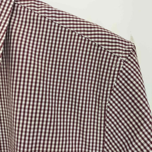 フレッドペリー FRED PERRY 七分袖 ギンガムチェックシャツ メンズ import:S