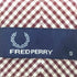 フレッドペリー FRED PERRY 七分袖 ギンガムチェックシャツ メンズ import:S