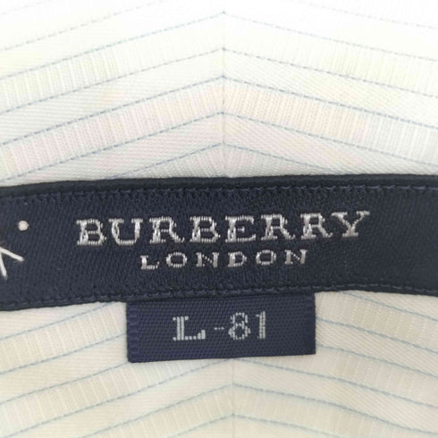 バーバリーロンドン BURBERRY LONDON マチ付き ストライプ ドレスシャツ メンズ L-81