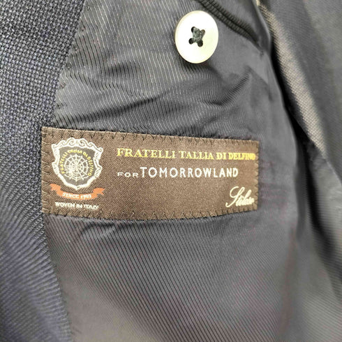 トゥモローランドピリグリム TOMORROWLAND PILGRIM 2015SS モヘヤ混 ウール 3Bテーラードジャケット メンズ 48
