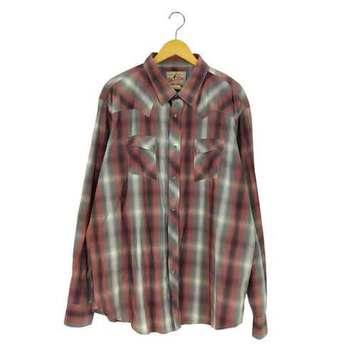ラングラー Wrangler AMERICAN COWBOYS チェック ウエスタンシャツ メンズ 2XLT