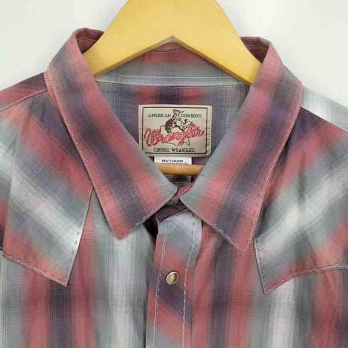 ラングラー Wrangler AMERICAN COWBOYS チェック ウエスタンシャツ メンズ 2XLT