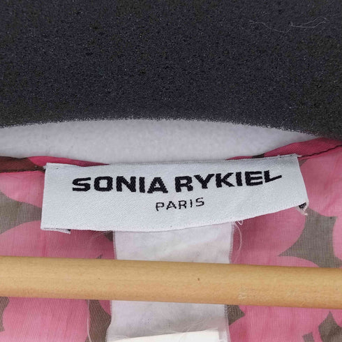 ソニアリキエル SONIA RYKIEL 花柄 ノースリーブ プリーツワンピース レディース