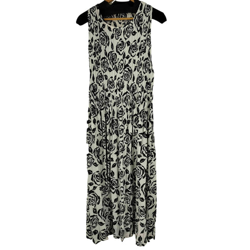 ソニアリキエル SONIA RYKIEL 花柄 シースルー ノースリーブワンピース レディース