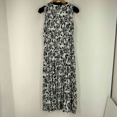 ソニアリキエル SONIA RYKIEL 花柄 シースルー ノースリーブワンピース レディース
