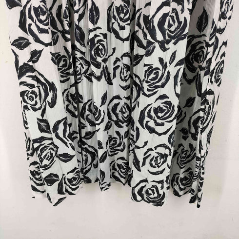 ソニアリキエル SONIA RYKIEL 花柄 シースルー ノースリーブワンピース レディース