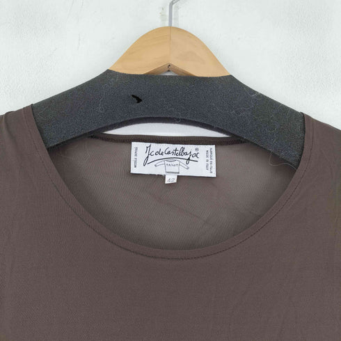 IC DE CASTELBAJAC シースルー S/S Tシャツ レディース 42