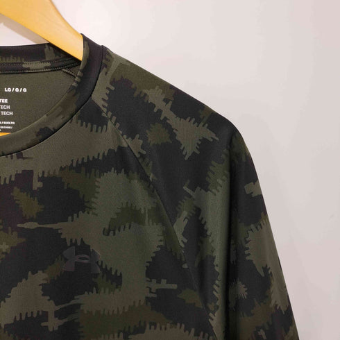 アンダーアーマー UNDER ARMOUR 2020AW UA Tech 2.0 Camo SS メンズ L