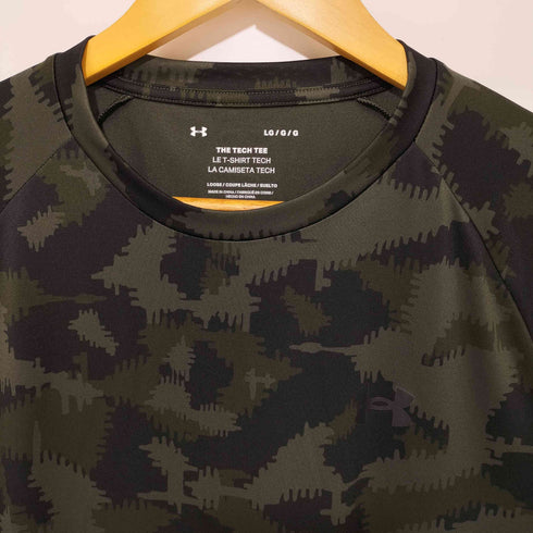 アンダーアーマー UNDER ARMOUR 2020AW UA Tech 2.0 Camo SS メンズ L