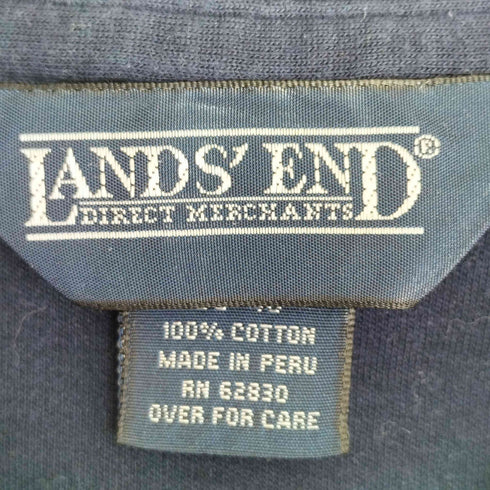 ランズエンド LANDS END 90s 三角タグ ポロシャツ メンズ import:M