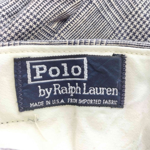 ポロバイラルフローレン Polo by RALPH LAUREN 90s usa製 チェック柄スラックス メンズ