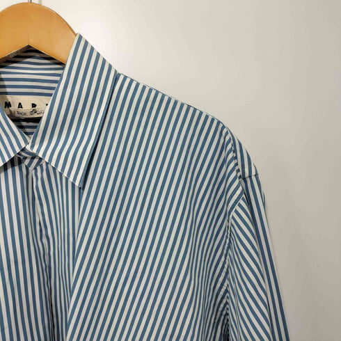 マルニ MARNI 2016SS MADE IN ITALY ボタンレスストライプシャツ メンズ EUR:46