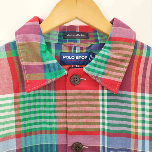 ポロスポーツラルフローレン POLO SPORT RALPH LAUREN インド製生地 マドラスチェックシャツ メンズ JPN:S