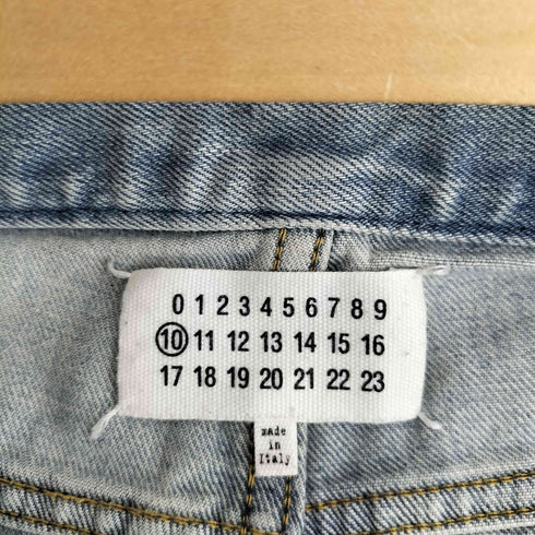 メゾンマルジェラ Maison Margiela 10 ダメージ加工 ストレートデニムパンツ メンズ 34inch