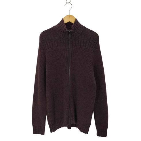 カルバンクラインジーンズ Calvin Klein Jeans 00s コットン ドライバーズニット ジップニット Y2K メンズ JPN:S