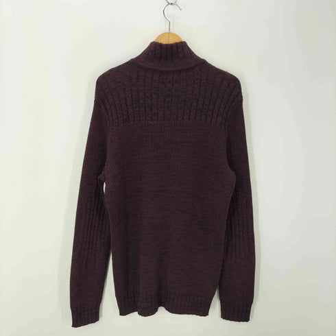 カルバンクラインジーンズ Calvin Klein Jeans 00s コットン ドライバーズニット ジップニット Y2K メンズ JPN:S
