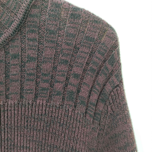 カルバンクラインジーンズ Calvin Klein Jeans 00s コットン ドライバーズニット ジップニット Y2K メンズ JPN:S