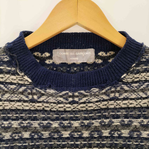 コムデギャルソンオム COMME des GARCONS HOMME 00AW 田中オム ノルディック柄 ニット archive メンズ