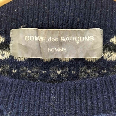 コムデギャルソンオム COMME des GARCONS HOMME 00AW 田中オム ノルディック柄 ニット archive メンズ
