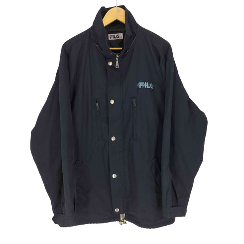 フィラ FILA 90S ロゴ刺繍ナイロンジャケット メンズ 3XL