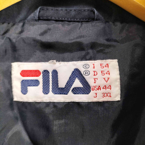 フィラ FILA 90S ロゴ刺繍ナイロンジャケット メンズ 3XL