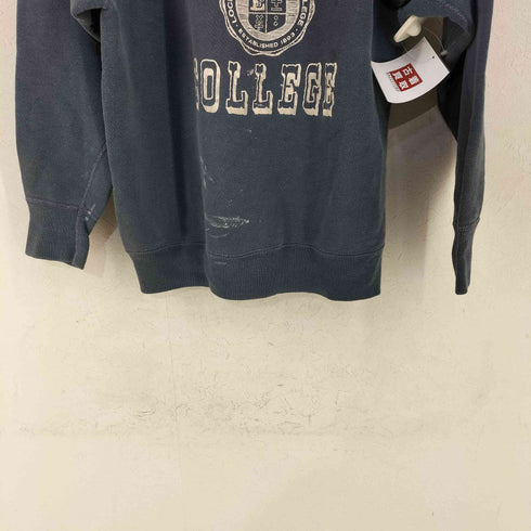 Vintage 三段カレッジプリント ラグランスウェット LOCKYEARS COLLEGE メンズ