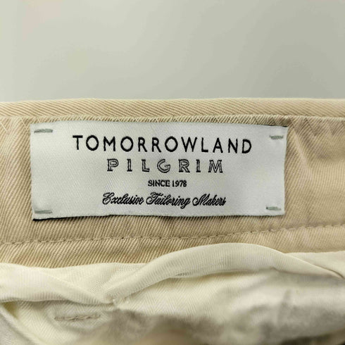 トゥモローランドピリグリム TOMORROWLAND PILGRIM 2016SS Loro Piana ロロピアーナ レインシステム ピマコットンツイル スリムパンツ チノパン メンズ 50