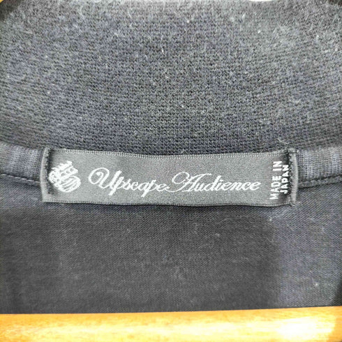 アップスケープオーディエンス Upscape Audience VORTEX 8オンス(MVS天竺) モックネック バルーン 長袖Tee メンズ XL