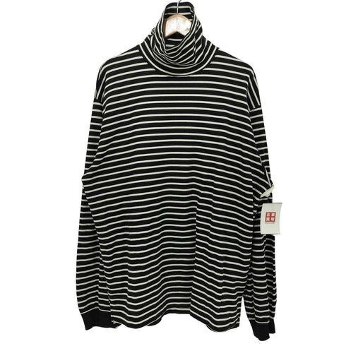 ヴィクティム VICTIM 2022AW HI-NECK BORDER CUTSEW / ハイネック ボーダーカットソー メンズ XL