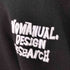 ノーマニュアル NOMANUAL DOODLE LOGO HOODIE ロゴプリントフーディ メンズ import:M