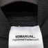 ノーマニュアル NOMANUAL DOODLE LOGO HOODIE ロゴプリントフーディ メンズ import:M