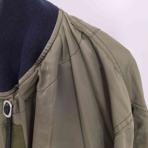 サカイ Sacai 19AW MA-1×Melton Jacket メルトンドッキング レディース JPN:1