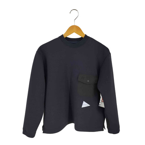 アンドワンダー and wander airly warm crew neck T レディース WS