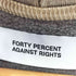 フォーティーパーセントアゲインストライツ FORTY PERCENTS AGAINST RIGHTS ワンポイント ピグメントダイ プルオーバーパーカー メンズ JPN:M