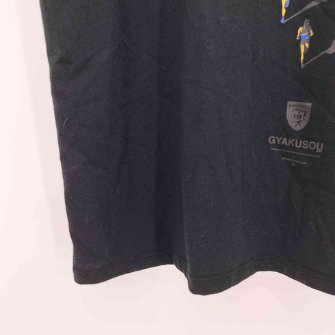 ナイキアンダーカバーギャクソウ NIKE UNDERCOVER GYAKUSOU 前面プリント コットンレーヨン クルーネックTシャツ メンズ JPN:XL