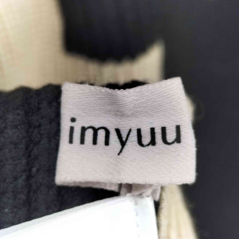 imyuu バイカラーハイネックニット レディース FREE