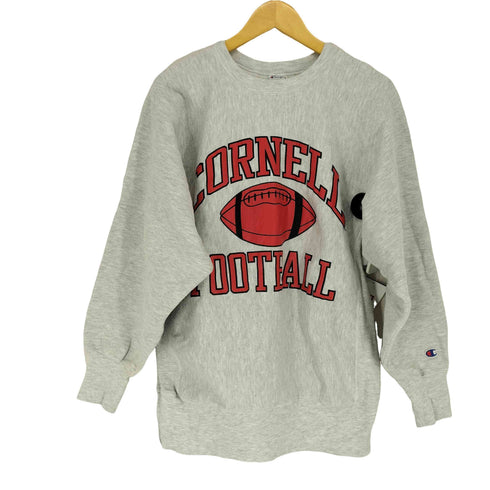 チャンピオン Champion 90s MADE IN MEXICO CORNELL FOOTBALL フロントラバープリントスウェット メンズ JPN:XL