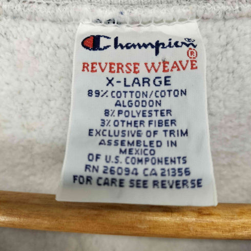 チャンピオン Champion 90s MADE IN MEXICO CORNELL FOOTBALL フロントラバープリントスウェット メンズ JPN:XL