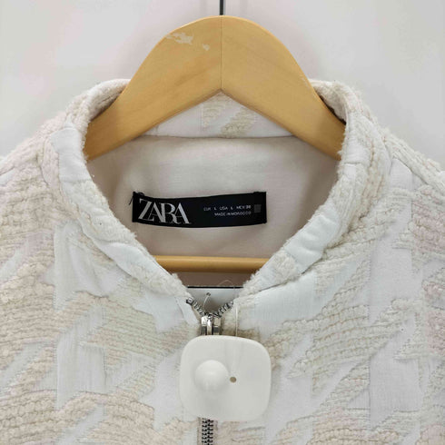 ザラ ZARA 千鳥格子 ブルゾン レディース import:L
