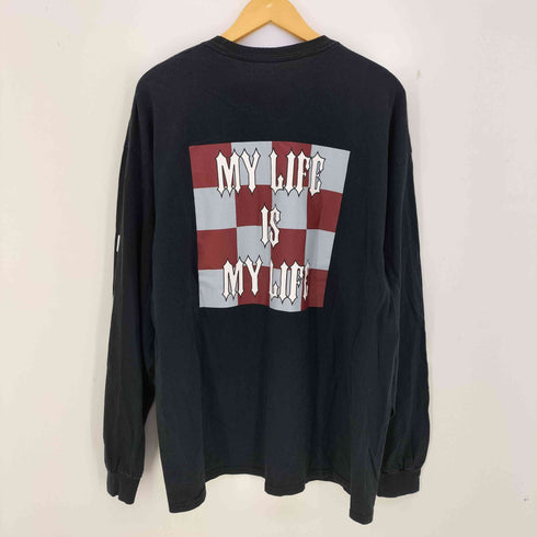 フォーティーパーセントアゲインストライツ FORTY PERCENTS AGAINST RIGHTS MY LIFE IS MY LIFE ロングスリーブTシャツ メンズ JPN:XL