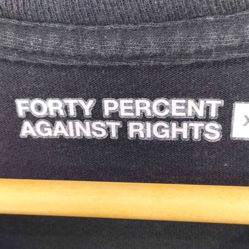 フォーティーパーセントアゲインストライツ FORTY PERCENTS AGAINST RIGHTS MY LIFE IS MY LIFE ロングスリーブTシャツ メンズ JPN:XL
