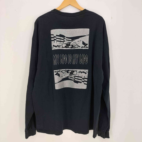 フォーティーパーセントアゲインストライツ FORTY PERCENTS AGAINST RIGHTS MY LIFE IS MY LIFE ロングスリーブTシャツ メンズ JPN:XL