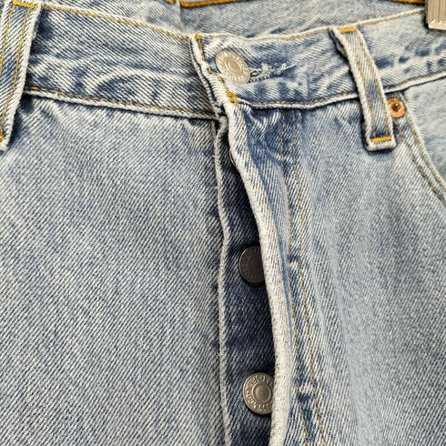 リーバイス Levis 501 ボタン裏553 02年02月 MADE IN USA ストレートデニムパンツ メンズ W34 L30
