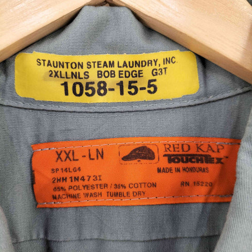 レッドキャップ RED KAP MADE IN HONDURAS ワークシャツ メンズ import:XXL