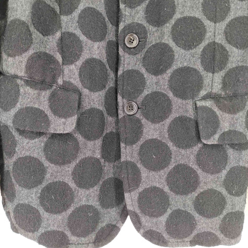 ブラックコムデギャルソン BLACK COMME des GARCONS 13AW ドット ウールジャケット レディース JPN:S